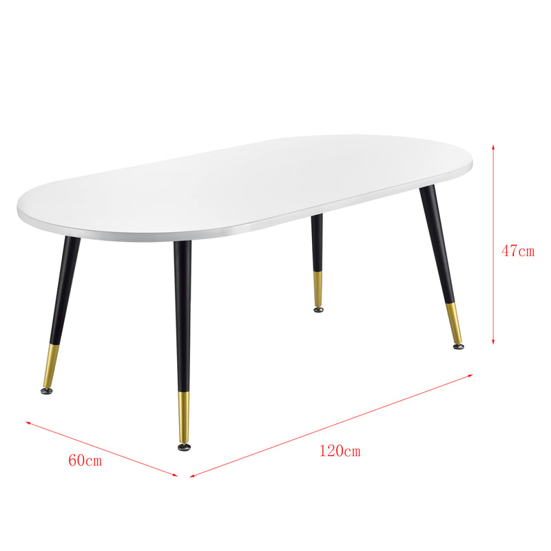 Målskitse Sofabord Fontana 47x120x60 cm i forskellige farver farver en.casa