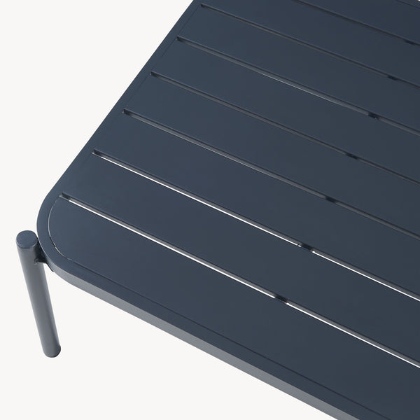 Havemøbelsæt Accettura 3 dele Aluminium Grå [casa.pro]