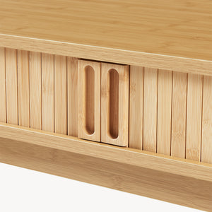 Konsolbord Tysvær 110x40x78 cm Bambus [en.casa]