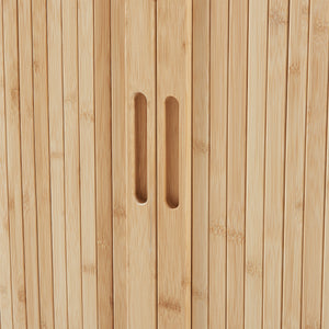 Skab ved siden af Nordkapp 100x40x80 cm bambus [en.casa]