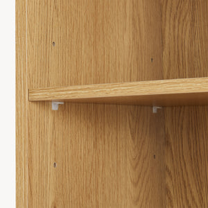 Højskab Ferrersp 160x42x35 cm egetræslook/sandfarver [en.casa]