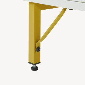 TV-skab Reyri 120x39x52 cm Hvid/Guldfarvet [en.casa]