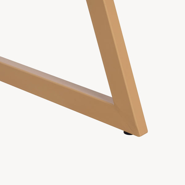 Skrivebord Kuomi 84x73x47 cm Beige/Mørkegrå [en.casa]