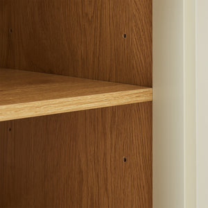 Badeværelsesskab Ferrersp 80x40x35 cm egetræslook/sandfarver [en.casa]