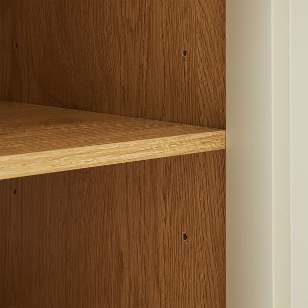 Badeværelsesskab Ferrersp 80x40x35 cm egetræslook/sandfarver [en.casa]