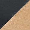 Bogreol Kappespoo 124x80x35 cm Sort/Egeoptik [en.casa]