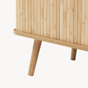 Skab ved siden af Nordkapp 100x40x80 cm bambus [en.casa]