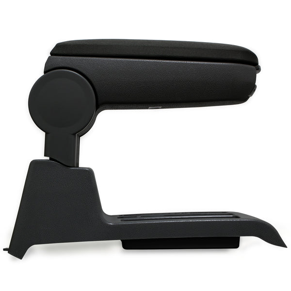 [pro.tec]® Armlæn til Volkswagen Polo 9N / 9N2 / 9N3 - tekstil - sort