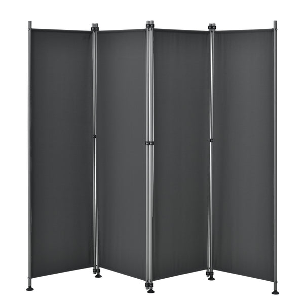 [pro.tec]® Indsynsbeskyttelse - 4 paneler - 215x170cm - pulverlakeret stål - vejrbestandig - i forskellige farver