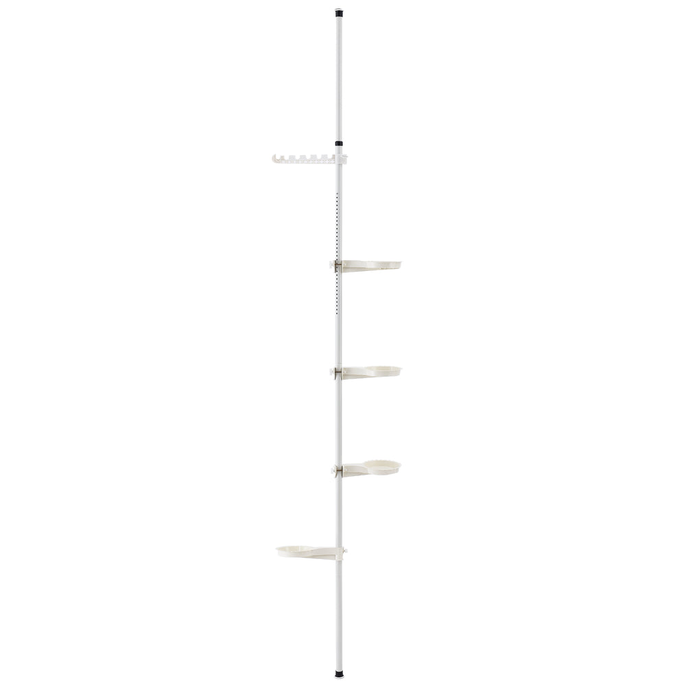 Plantehylde 110 - 305 cm teleskop blomsterreol [en.casa] - premiumXL