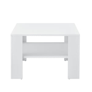 [en.casa]® Sofabord Nice - 60x60x40cm - MDF - hvid