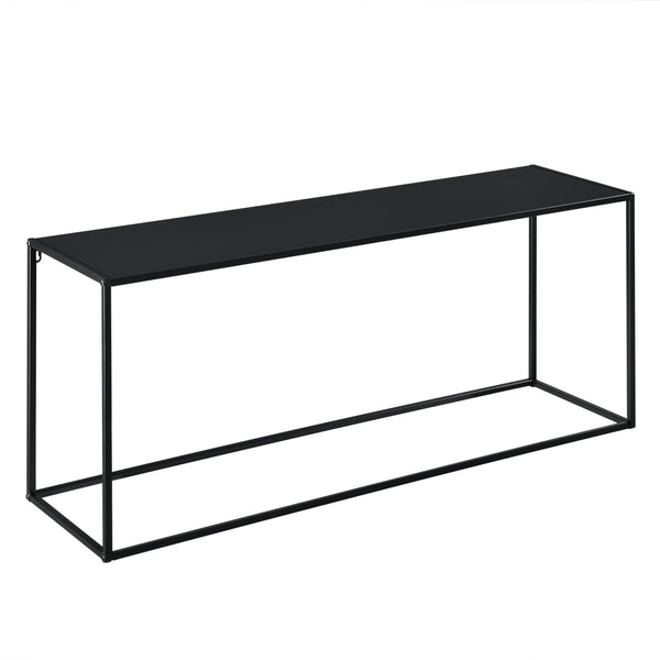 [en.casa]® Sidebord - aflastningsbord - metal - ridsefast - sort - vælg model