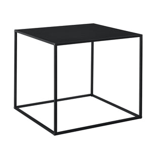 [en.casa]® Sidebord - aflastningsbord - metal - ridsefast - sort - vælg model
