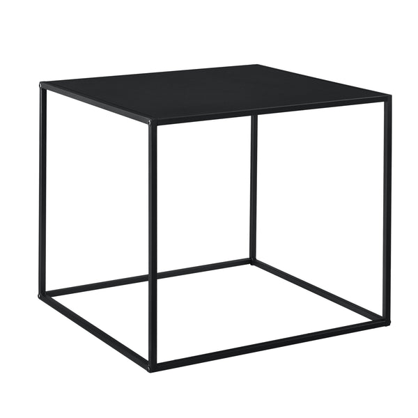 [en.casa]® Sidebord - aflastningsbord - metal - ridsefast - sort - vælg model
