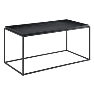 [en.casa]® Sofabord / Sideboard Ulla-metal-47x100x50cm-modstandsdygtig mod ridser-sort-matt