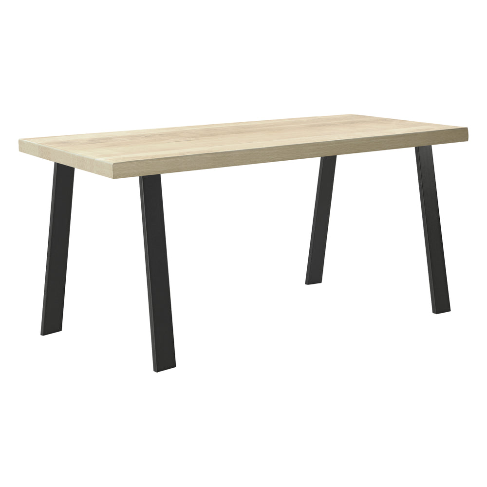 Bordstel Kraftisried 2 stk. 55/70x72cm stål sort [en.casa] - premiumXL