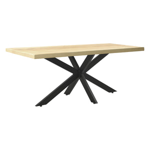 Oberau bordstel 150x78x71 cm sort [en.casa].