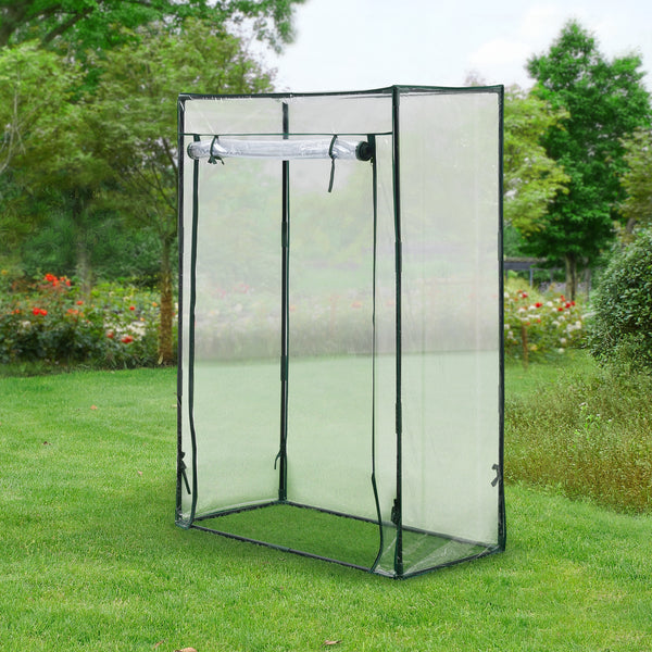Tomatdrivhus Terzigno 100x50x150cm Transparent [en.casa].