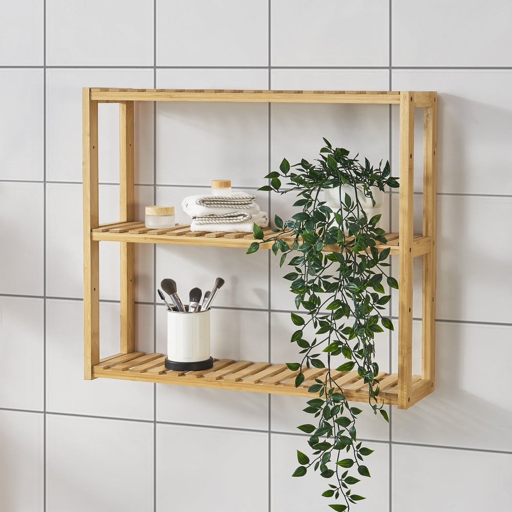 Bambusreol Örnsköldsvik 60x15x54cm Natur Træ [en.casa] - premiumXL