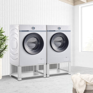 Vaskemaskine sokkel 2-fold Cremlingen 150 kg Hvid [en.casa]