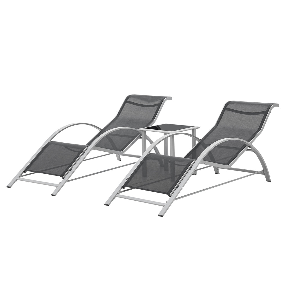 Havemøbelsæt Binetto 3-delt [en.casa] - premiumXL