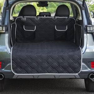 Bagagerumsdækken Wolverhampton 185 x 171 cm bagagerumsbeskytter sort [en.casa].
