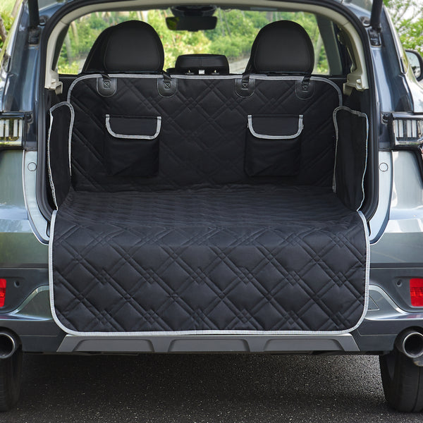 Bagagerumsdækken Wolverhampton 185 x 171 cm bagagerumsbeskytter sort [en.casa].