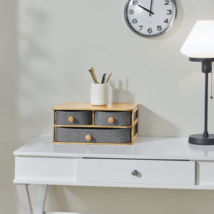 Mäntsälä bambus skrivebordsarrangør [en.casa].