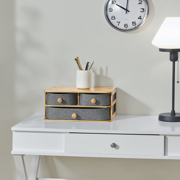 Mäntsälä bambus skrivebordsarrangør [en.casa].