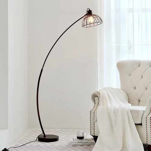 Portsmouth gulvlampe rustbrun [lux.pro].