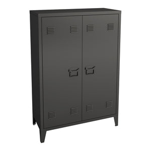 Oripää metalskab 110x75x33 cm pastelgrøn [en.casa].