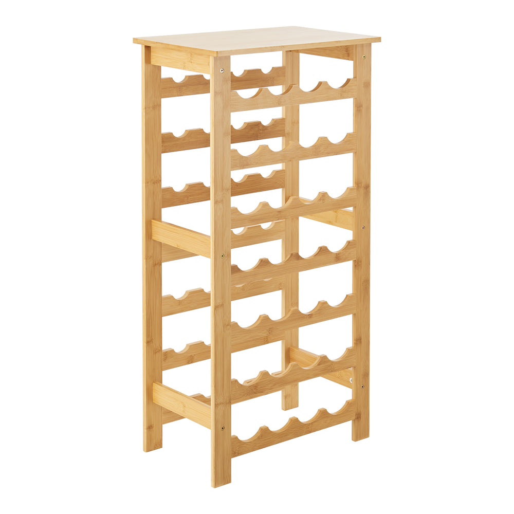 Vinreol Äänekoski 94x47x29 cm bambus natur [en.casa] - premiumXL