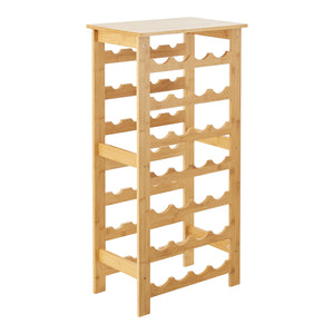 Vinreol Äänekoski 94x47x29 cm bambus natur [en.casa].