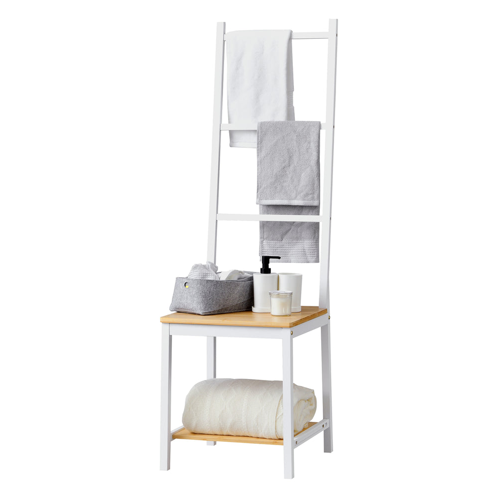 Herretjener Juuka 133x40x42 cm tøjstol bambus [en.casa] - premiumXL