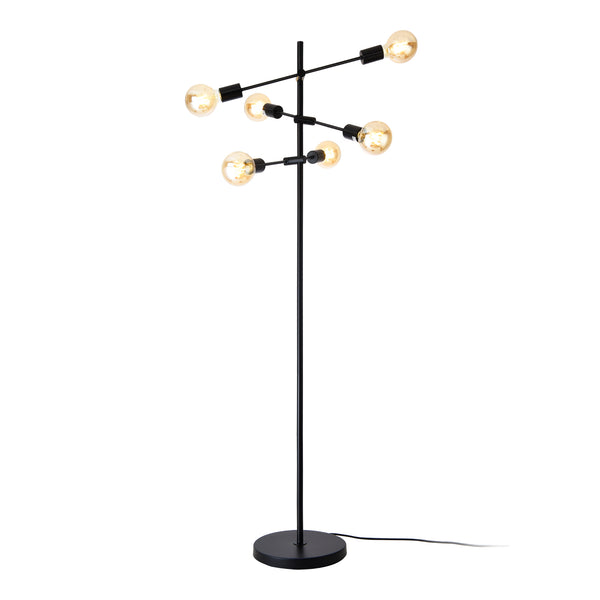 Craigavon gulvlampe 154cm x 28cm sort [lux.pro].
