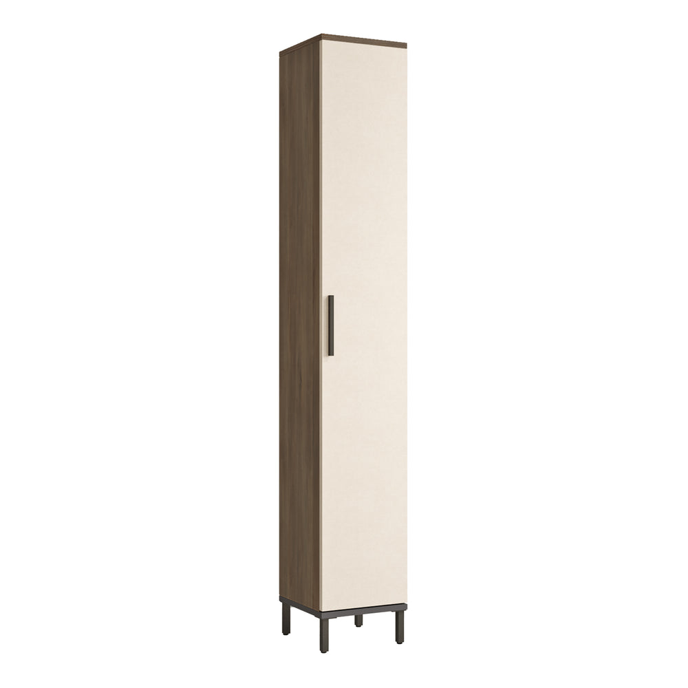Højskab Lieto med 6 opbevaringsrum 183,5 x 29,5 x 29,5 cm eg grå [en.casa] - premiumXL