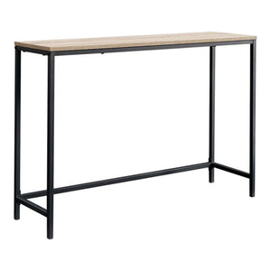 Kronoby konsolbord 80 x 100 x 30 cm sort/træ-effekt [en.casa] TR