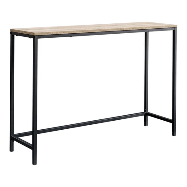 Kronoby konsolbord 80 x 100 x 30 cm sort/træ-effekt [en.casa] TR
