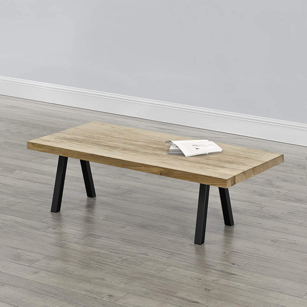 Mariager bordstel sæt af 2 stål 40x37,5 cm sort [en.casa]