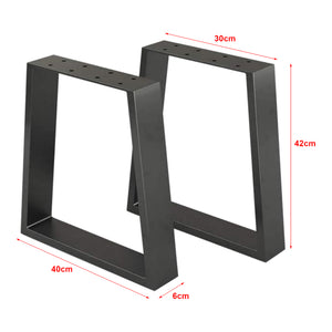 Marstal bordstel 42x40cm sort [en.casa]