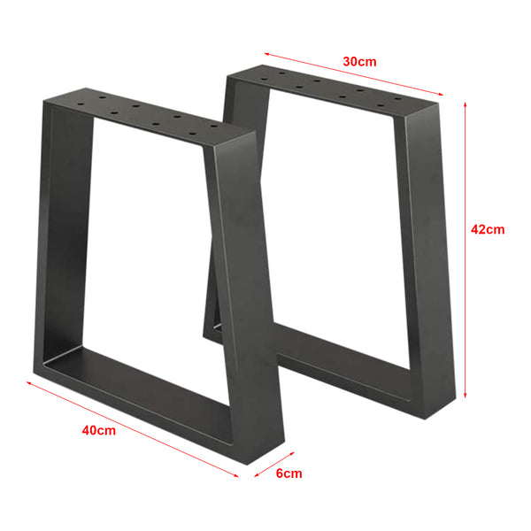 Marstal bordstel 42x40cm sort [en.casa]