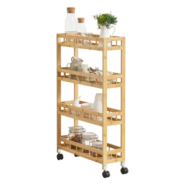 Pyhäjoki trolley 96 x 60 x 18 cm natur [en.casa].