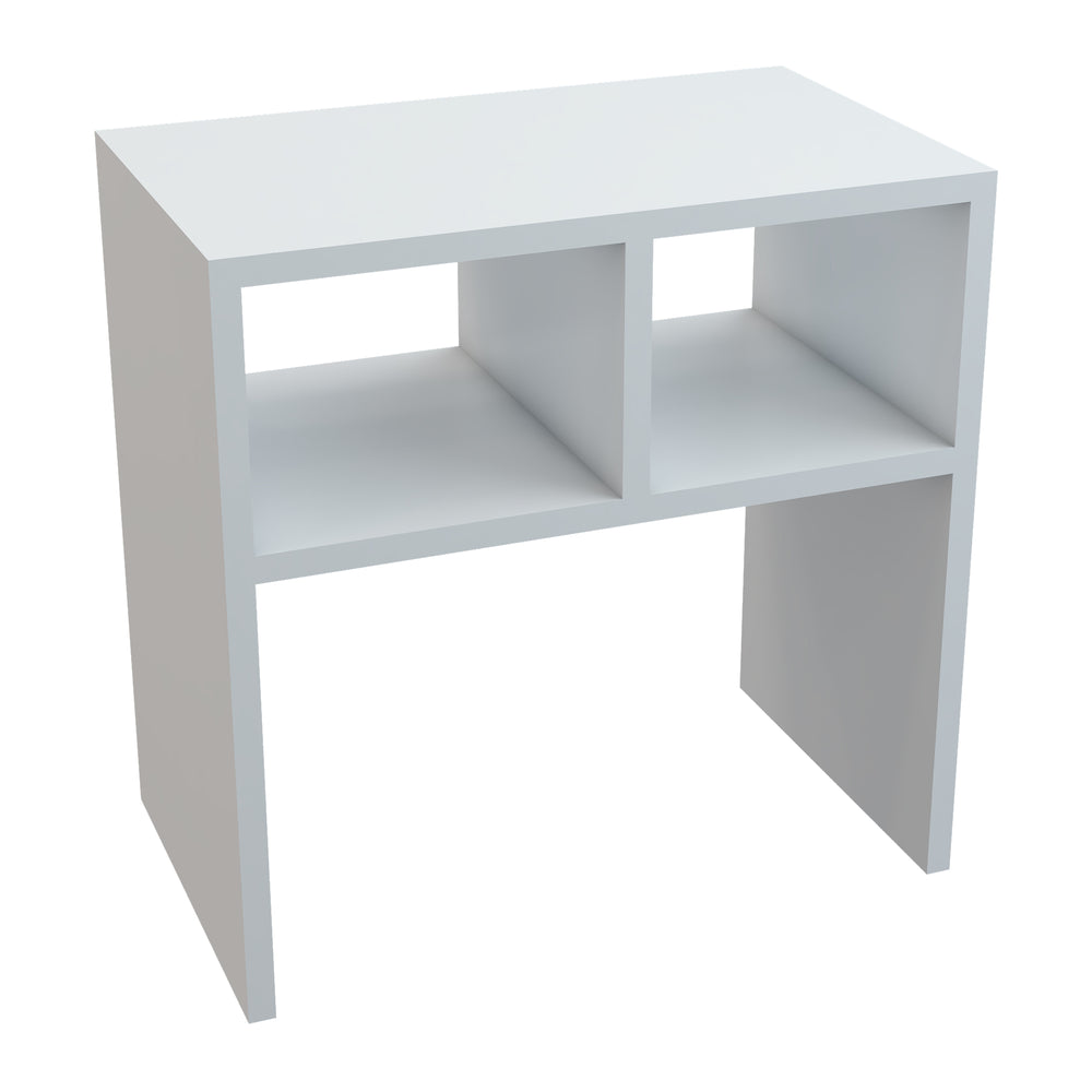 Sidebord Ravnsborg 50x50x30 cm Hvid [en.casa] - premiumXL