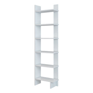 Midtdjurs hvid reol [en.casa].