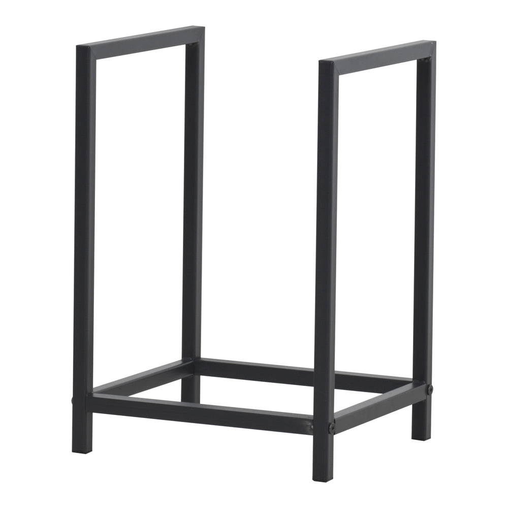 Brændestativ Torsås 40x30x50cm i stål sort [en.casa] - premiumXL