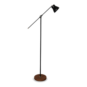 Gulvlampe Peterborough Sort [lux.pro]