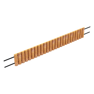 Palisade Rotta 150x20cm Natur [en.casa]