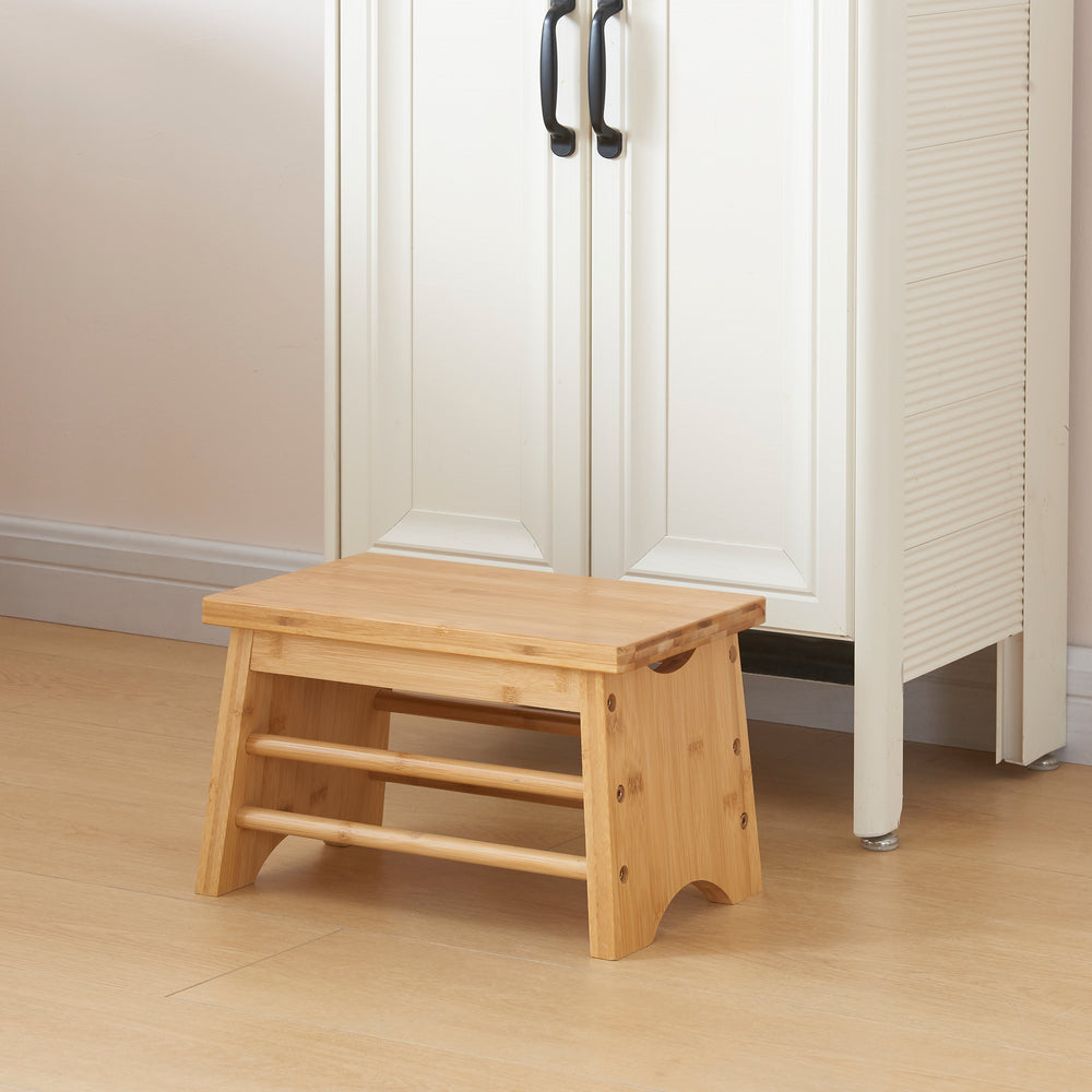 Trappestol Ryslinge op til 100 kg bambus [en.casa] - premiumXL