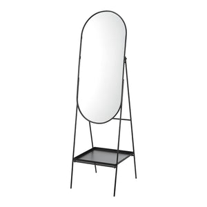 Perano stående spejl med hylde 160 x 46 cm [en.casa].