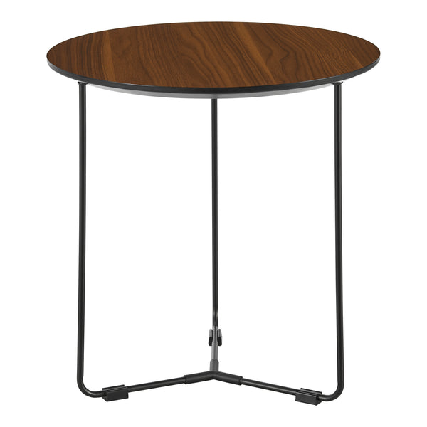 Sidebord 42xØ39,5 cm valnød [en.casa].